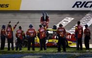 Carl Edwards after the NASCAR Sprint Cup Series race at Richmond. Source: Getty